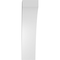 Ekena Millwork 3 1/2-in. W x 6-in. D x 14-in. H Thorton Architectural Grade PVC Knee Brace BRCP035X06X14THR - alternate 3